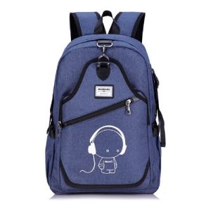 Luminous 2022 New USB Men's Bag Music Unisex Schoolbag For Travel Male Teenagers Backpack To School Student Book Bag Boys Girls