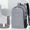 Business backpack USB charging large-capacity computer backpack school bag casual fashion password lock travel backpack SP317