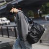 Sports Gym Bag, Men's Sports Bag with Shoes Compartment and Wet Pocket, Waterproof Travel Duffel Bag, Foldable Lightweight Gym Bag 35L for Sports, Travel, Swimming, Football, Basketball - Image 5