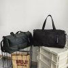 Sports Gym Bag, Men's Sports Bag with Shoes Compartment and Wet Pocket, Waterproof Travel Duffel Bag, Foldable Lightweight Gym Bag 35L for Sports, Travel, Swimming, Football, Basketball - Image 6