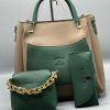 Fashion design Cheap Price Lady bag set Women Bag PU Handbags from china - Image 3