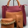 Fashion design Cheap Price Lady bag set Women Bag PU Handbags from china - Image 9