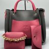 Fashion design Cheap Price Lady bag set Women Bag PU Handbags from china - Image 10
