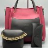 Fashion design Cheap Price Lady bag set Women Bag PU Handbags from china - Image 8