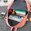 4pcs Backpack Suit BT21 Kpop Backpack+Shoulder Bag+Handbag+Pencil Case Girls Kawai Stationery Supplies Fashion School Bag - Image 3