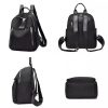 High Quality Oxford Backpack Women Multiple Pockets Mochila Black Red Small Designer Bagpack Cute Book Bag Waterproof School Bag - Image 4
