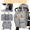 Versatile Baby Diaper Bag with Tons of Compartments, Built-in Stroller Straps and Changing Pad - Image 2