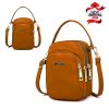 Mini sac à main Vintage en Nylon pour femmes, sac à bandoulière tendance, sacoche légère, solide, fermeture éclair, sac à rabat étanche