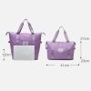Travel Duffel Bags Extra Large Size Nylon Expandable Weekender Luggage Tote Bag for Women - Image 5