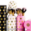 BH Cosmetics Elegance Brush Set- Pink, White Studded Elegance - Image 4