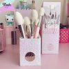 BH Cosmetics Elegance Brush Set- Pink, White Studded Elegance - Image 5