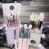 BH Cosmetics Elegance Brush Set- Pink, White Studded Elegance - Image 6