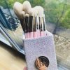 BH Cosmetics Elegance Brush Set- Pink, White Studded Elegance - Image 7