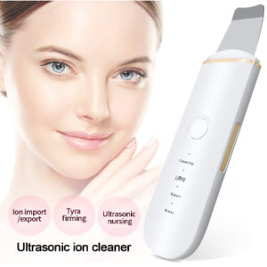 Ultrasonic Facial Skin Scrubber,Blackhead Remover Pore Cleaner Waterproof Face Lifting Massager Portable to USB Rechargeable Peeling Wrinkle Beauty Device