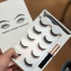 Wholesale 5 Magnet False Eyelashes 10 Sets Magnetic Lash Eyeliner Cosmetic Eye Makeup Kit