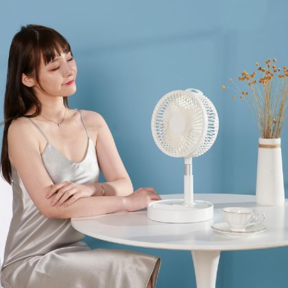 Household Retractable Folding USB Charging Small Electric Fan