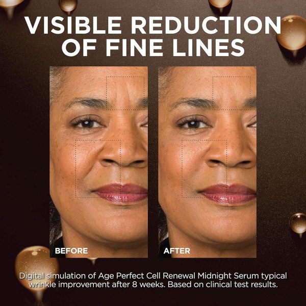 L'Oreal Paris Age Perfect Anti-Aging Midnight Face Serum in Pakistan, Reduce Wrinkles 1oz + Eye Cream Sample