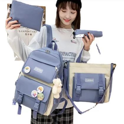 Buy 4 Pcs Girls School Backpack at Wholesale Bag in Pakistan