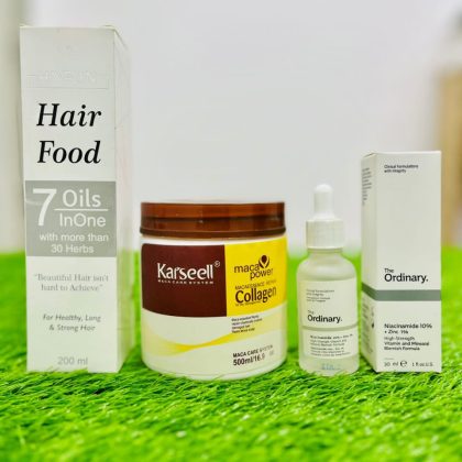 3 in 1 Deal Hair Food Oil Karseel Ordinary Serum