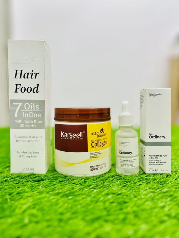 3 in 1 Deal Hair Food Oil Karseel Ordinary Serum