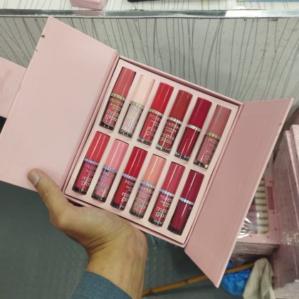 12pcs Mocallure Highly Pigmented Matte Lip Gloss