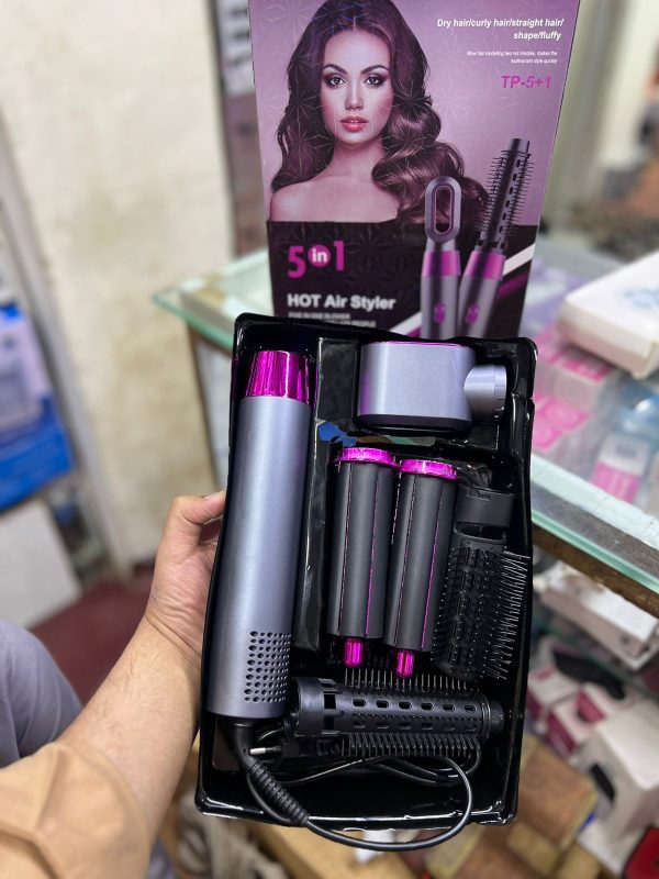 5 in 1 Blow Dryer Curler Upgrade Hair Brush
