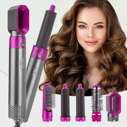 5 in 1 Blow Dryer Curler Upgrade Hair Brush
