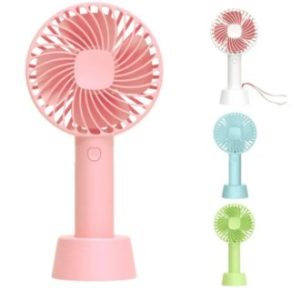 Electric Rechargeable Mini Fan / Portable USB Rechargeable Hand Held Air Conditioner Cooler Fan