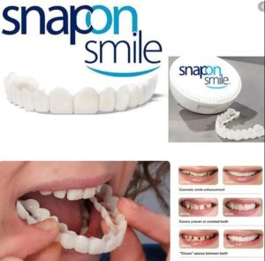 Snap On Smile Veneers Teeth For Men And Women Moldable False Artificial Braces Teeth Kits