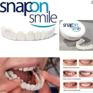 Snap On Smile Veneers Teeth For Men And Women Moldable False Artificial Braces Teeth Kits