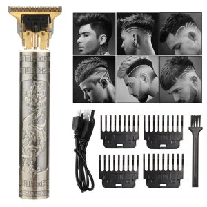 T9 Metal Body Imported USA Hair Clipper Rechargeable Metal Body