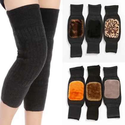 Men and Women Winter Warm Knee Warmer – Soft Thermal Support Sleeve