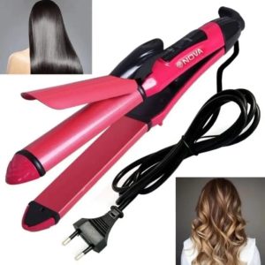 NOVA NHC-2009 2-in-1 Hair Curler & Straightener Pakistan