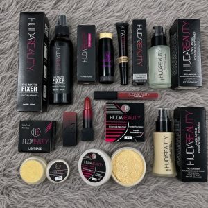 Professional Full Face Makeup Kit – Foundation, Primer, Concealer, Powder, Matte Fixer & Lipstick