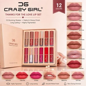 lipgloss pack of 12 crazy girl gloss